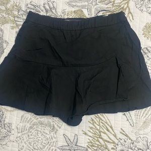 Black mini skirt